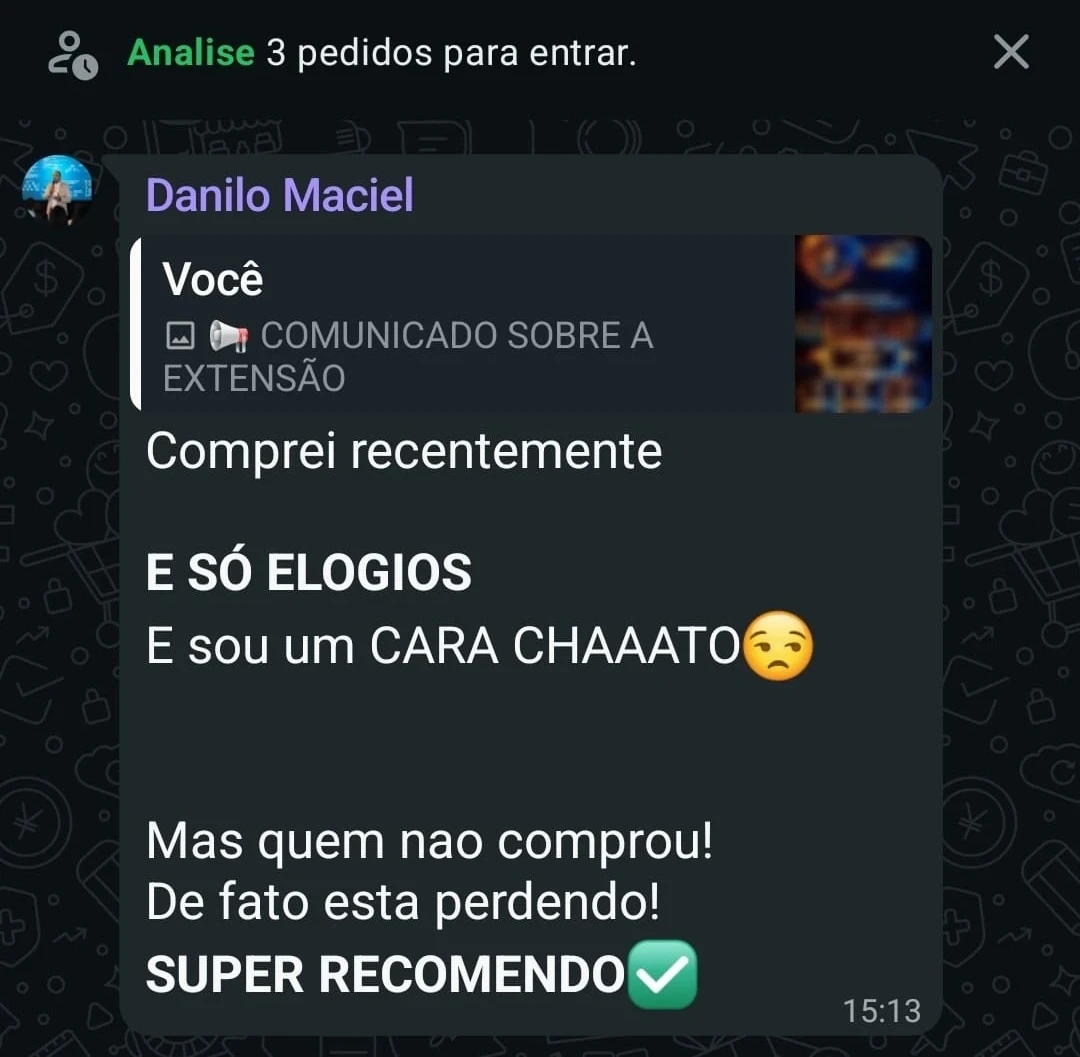 Depoimento 01 — Danilo Maciel